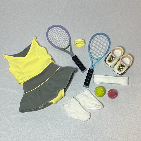 American Girl Doll RARE & RETIRED TENNIS SET - Picture 1 of 6